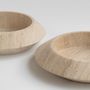 Platter and bowls - TRAVERTINE ECLIPSE XL - KIWANO CONCEPT