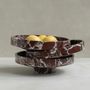 Plats et saladiers - ROSSO LEVANTO MARBLE NARROW BOWL - KIWANO CONCEPT
