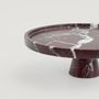 Platter and bowls - ROSSO LEVANTO CAKE STAND - KIWANO CONCEPT