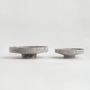 Platter and bowls - SILVER TRAVERTINE NARROW BOWL XL - KIWANO CONCEPT