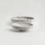 Platter and bowls - SILVER TRAVERTINE NARROW BOWL XL - KIWANO CONCEPT