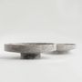Platter and bowls - SILVER TRAVERTINE NARROW BOWL XL - KIWANO CONCEPT