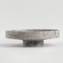 Platter and bowls - SILVER TRAVERTINE NARROW BOWL XL - KIWANO CONCEPT