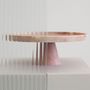Platter and bowls - PINK MARBLE CAKE STAND - KIWANO CONCEPT
