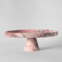 Platter and bowls - PINK MARBLE CAKE STAND - KIWANO CONCEPT