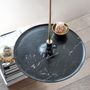 Meubles pour salle de bain - Vide-poche étagère TOUPY - Marbre noir nero marquina - MADEMOISELLE JO SRL