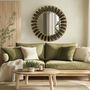 Miroirs - Miroir en velours SUNNY — Cadre sculptural avec cordon en velours fait - PLETOSTUDIO