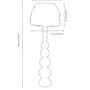 Lampadaires - Lampadaire WABI Japandi — Bois et laine carbonisés faits à la main - PLETOSTUDIO