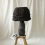 Lampes de table - Lampe de table Smola en laine — Éclairage écologique Japandi & Wabi-Sa - PLETOSTUDIO