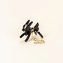 Jewelry - Goat ear charm in black horn and mother-of-pearl - L INDOCHINEUR X RIVÊT