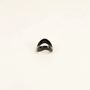 Jewelry - Onde ring in black and white horn size M - L INDOCHINEUR X RIVÊT