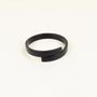 Bracelets - Ruban open bracelet in black horn size M - L INDOCHINEUR X RIVÊT
