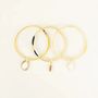 Bracelets - Set of 3 bangles with charms in blond horn size M - L INDOCHINEUR X RIVÊT