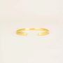 Bracelets - Thin open cuff in brass - L INDOCHINEUR X RIVÊT