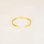 Bracelets - Thin open cuff in brass - L INDOCHINEUR X RIVÊT