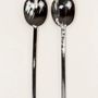 Couverts & ustensiles de cuisine - Grands couverts Baguette en corne noire africaine - L INDOCHINEUR X RIVÊT