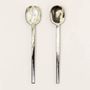 Kitchen utensils - Baguette black and white horn small salad server - L INDOCHINEUR X RIVÊT