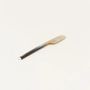 Kitchen utensils - Set of 6 "Baguette" butter knife in black and white horn - L INDOCHINEUR X RIVÊT