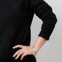 Bracelets - Mesh bracelet in blonde horn - L INDOCHINEUR X RIVÊT