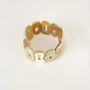 Bracelets - Elastic bracelet Fluor made of blond horn - L INDOCHINEUR X RIVÊT