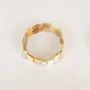 Bracelets - Elastic bracelet Ketone in blond horn - L INDOCHINEUR X RIVÊT