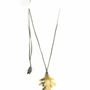 Bijoux - Pendentif corail en corne blonde - L INDOCHINEUR X RIVÊT