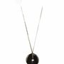 Bijoux - Pendentif disque percé en corne blonde - L INDOCHINEUR X RIVÊT