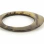 Bracelets - Broad elliptical bracelet in blond horn in Size M - L INDOCHINEUR X RIVÊT