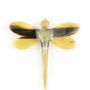 Brooches - Dragonfly brooch in blond horn - L INDOCHINEUR X RIVÊT