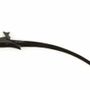 Barrettes - Pique à cheveux faucon en corne noire unie - L INDOCHINEUR X RIVÊT