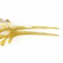 Barrettes - Double coral hairpin in blond horn - L INDOCHINEUR X RIVÊT