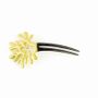 Barrettes - Big double coral hairpin in blond horn - L INDOCHINEUR X RIVÊT
