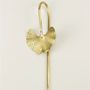Barrettes - Gingko-shaped hairpin in silvery metal - L INDOCHINEUR X RIVÊT