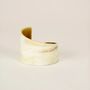 Bracelets - Comma bracelet in marbled black horn in Size M - L INDOCHINEUR X RIVÊT