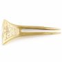 Barrettes - Double Pique à cheveux dentelle en corne blonde - L INDOCHINEUR X RIVÊT