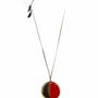 Bijoux - Pendentif disque laqué ivoire - L INDOCHINEUR X RIVÊT