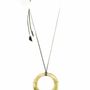 Jewelry - Large red lacquered irregular ring pendant - L INDOCHINEUR X RIVÊT