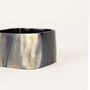 Bracelets - Cubic marbled black horn bracelet in Size M - L INDOCHINEUR X RIVÊT