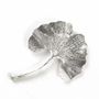 Brooches - Small gingko brooch in coppery brass - L INDOCHINEUR X RIVÊT