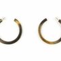 Bijoux - Boucles d'oreilles grands anneaux ouverts en sabot - L INDOCHINEUR X RIVÊT