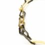 Jewelry - 2-size flat oval rings long necklace in blond horn - L INDOCHINEUR X RIVÊT