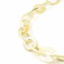 Bijoux - Sautoir anneaux ovales corne blonde - L INDOCHINEUR X RIVÊT