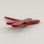 Brooches - Dragonfly brooch in horn and red lacquer - L INDOCHINEUR X RIVÊT
