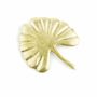 Brooches - Large ginkgo brooch in marbled black horn - L INDOCHINEUR X RIVÊT