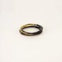 Bracelets - Seven-band bracelets in marbled black horn in Size M - L INDOCHINEUR X RIVÊT