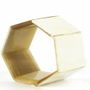 Bracelets - Articulated 7 plate bracelet in blond horn - L INDOCHINEUR X RIVÊT