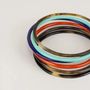 Bracelets - cream coffee Lacquered seven-band Bracelets in Size M - L INDOCHINEUR X RIVÊT
