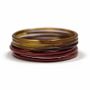 Bracelets - cream coffee Lacquered seven-band Bracelets in Size M - L INDOCHINEUR X RIVÊT