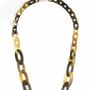 Bijoux - Collier anneaux ovales plats et fins en sabot - L INDOCHINEUR X RIVÊT
