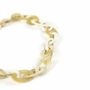 Bijoux - Collier anneaux ovales plats et fins en sabot - L INDOCHINEUR X RIVÊT